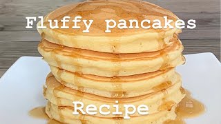 Fluffy pancakes recipe  How to make fluffy pancakes  Happy Home Food [upl. by Narrad830]