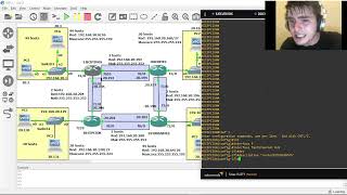 Configuracion de una red con GNS3 utilizando MPLS en modo trama [upl. by Ojyram557]