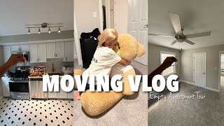 MOVING VLOG Ep1  Empty Apartment Tour Unpacking Cleaning  Etc [upl. by Merfe]