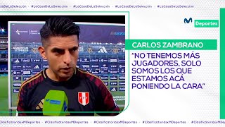 ARGENTINA 10 PERÚ DECLARACIONES DE CARLOS ZAMBRANO TRAS EL PARTIDO  CLASIFICATORIAS 2026 🇵🇪⚽🇨🇱 [upl. by Nigle455]