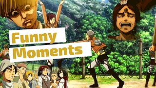 All Attack on Titan Funny Moments [upl. by Attelrahc31]