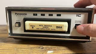 Panasonic 8 Track Player RS804US [upl. by Nolyar]