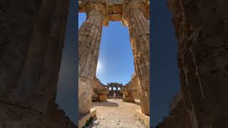 Sicily MUST VISIT Selinunte Temple shorts [upl. by Ajnos]