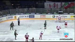 Бой КХЛ Панин VS Поснов  KHL Fight Panin VS Posnov [upl. by Gresham]