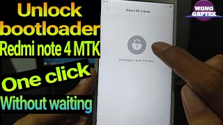 Unlock bootloader redmi note 44x mediatek  UBL Redmi Note 4 MTK nikel [upl. by Vandyke523]