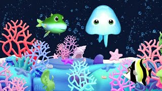 Lullabу and Calming Undersea Animation 🐠 Baby sleep music 💤 Soothing fishes 🐟 [upl. by Anhavas]