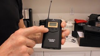 OSA 2Pcs Wireless Microphone Lapel Lavalier from Amazon  Unboxing Review and Mic Test [upl. by Jessalyn]