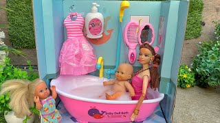 Barbie Doll All Day Routine In Indian VillagePinky Ki Kahani Part 423Barbie Ki Hindi Kahani [upl. by Anoit]