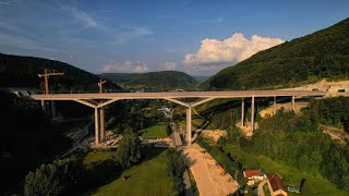 Bahnprojekt Stuttgart Ulm  Die Filstalbrücke im August 2022 [upl. by Gerardo550]