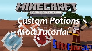 Custom Potions Effects NBT Xbox 360 Mod Tutorial [upl. by Acirrej]