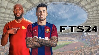 FTS 2024 Mobile New update Latest Transfers amp Real Faces Kits 202324 Best Graphics [upl. by Doralynn]