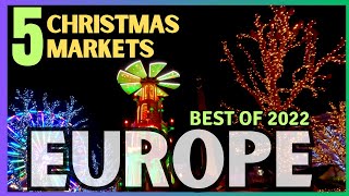 Best European Christmas Markets  Cologne Prague Strasbourg Luxembourg Trier  Best of 2022 [upl. by Eneli]