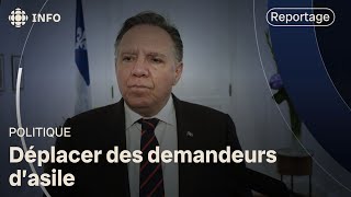 François Legault veut envoyer des demandeurs dasile dans dautres provinces [upl. by Haughay]