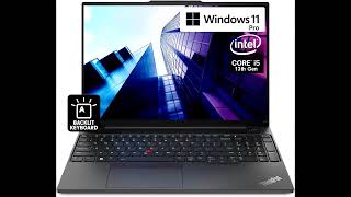 Review Lenovo ThinkPad E16 16quot WUXGA IPS Business Laptop with Intel i51335U 16GB RAM 512GB NVMe [upl. by Verney]