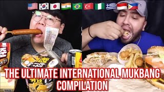 the ULTIMATE international mukbang compilation [upl. by Peppard]