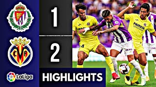 Real Valladolid VS Villarreal  Highlights  Spain Laliga  26 October 2024 [upl. by Namyac]