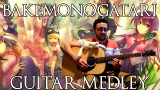 Bakemonogatari OP Medley 化物語メドレー Guitar [upl. by Euqinahs]