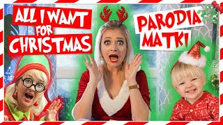 ALL I WANT FOR CHRISTMAS  PARODIA MATKI 😂💥 [upl. by Ekaj]