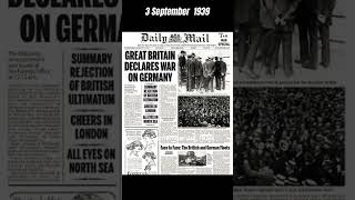 3 September  1939 Great Britain and France declared war on Germany warworld ww history war [upl. by Far42]