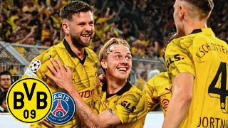 Borussia Dortmund 10 Paris St Germain  All Goals amp Highlights  UEFA Champions League [upl. by Enelav]