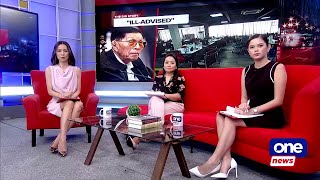 TBS  Enrile supports PBBM’s POGO ban [upl. by Akemehc]