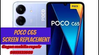 Poco C65 screen replacement poco display changeMobilerepairGaganmobilerepair [upl. by Liberati233]