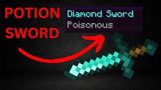 How to Make POTION SWORDS Using CUSTOM ENCHANTMENTS 121 [upl. by Fagin]