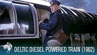 Deltic Diesel Powered Train 1962  British Pathé [upl. by Windzer]