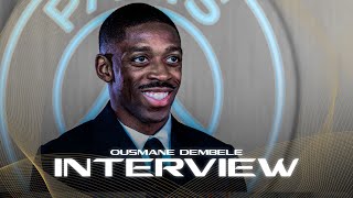 🗣️🎙️ 𝐈𝐍𝐓𝐄𝐑𝐕𝐈𝐄𝐖  Ousmane Dembélé  🔴🔵 WelcomeDembélé [upl. by Psyche]