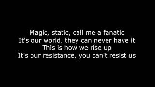 Skillet  The Resistance Lyrics HD [upl. by Suryc]