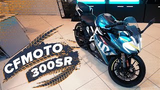 Спортбайк на минималках обзор на CFMOTO 300SR [upl. by Enajaras244]