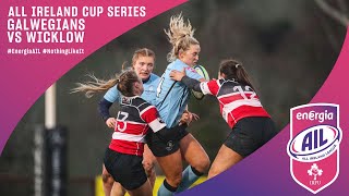 EnergiaAIL All Ireland Cup Series  Galwegians v Wicklow [upl. by Aihcela]