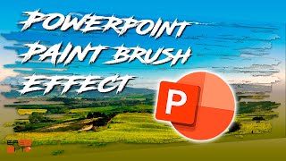 HOW TO MAKE THE POWERPOINT PAINTBRUSH EFFECT [upl. by Ydnik228]