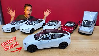 Tesla Model Y Diecast Unboxing FINALLY [upl. by Enilarac]