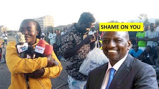 KAZI NI KWA VIJANA SI RAILA SHAME ON YOU 😌 ANGRY LUO LADY TELL WILLIAM RUTO [upl. by Olivia]