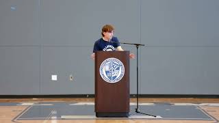 Bellarmine Preparatory School Brayden Pugh B25 Speech [upl. by Dranrev]