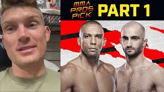 MMA Pros Pick ✅ Giga Chikadze vs Edson Barboza  Part 1 👊 UFC Vegas 35 [upl. by Zerk]