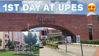 MY 1ST DAY AT UPES  NEW LIFE JOURNEY  GOT EMOTIONAL [upl. by Sihunn]