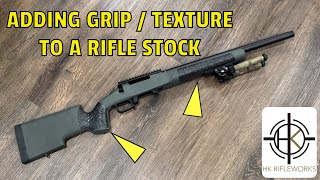 How to Add Grip Texture to a Rifle Stock [upl. by Quillon]