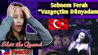 Sebnem Ferah  Vazgeçtim Dünyadam  First time reaction 🇵🇭 [upl. by Aihsenrad]