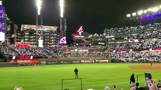 Tomahawk Chop  Atlanta Braves vs Houston Astros  World Series  Game 4  October 30 2021 [upl. by Mendive]