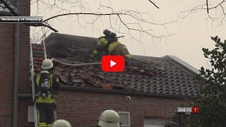 Schnelles und umsichtiges Eingreifen der freiwilligen Feuerwehr verhindert Großbrand [upl. by Ahsein]