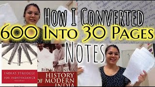 📚Bipin Chandra Notes In Just 30 Pages  Modern History  UPSC Vlogs  Study With Me  UPSC Notes💓 [upl. by Wurster]