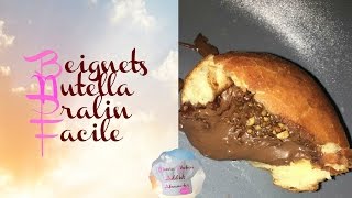 recette beignets au Nutella Pralin Facile [upl. by Nivloc]