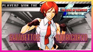 The King of Fighters 2002 Unlimited Match  ▶ Samuettos VS RodrigokyO  🕹🎮Casual Match🎮🕹 [upl. by Euqitsym173]