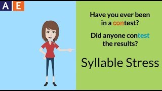 Syllable Stress Patterns for TwoSyllable Words [upl. by Garek]