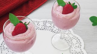 Banting Strawberry Mousse Dessert  Low Carb Desserts [upl. by Lokin]