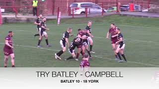 Batley Bulldogs V York City Knights Yorkshire Cup Highlights 130119 [upl. by Namie]