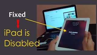 iPad is Disabled Connect to iTunes  How to Fix Latest 2023 pcguide4u [upl. by Enaud]