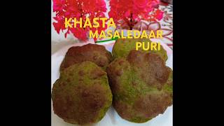 KHASTA PALAK PURI  Recipe KHASTA PALAK PURI  PakvaanfromDesiChulhaa [upl. by Nyllek915]